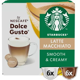 Starbucks Latte Macchiato Dolce Gusto kapszula - 12 kapszula (6 adag)
