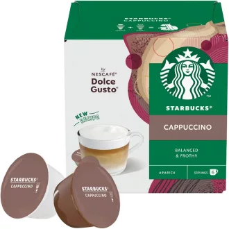   Starbucks Cappuccino Dolce Gusto kapszula - 100% Arabica, 12 kapszula (6 adag)