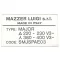 MOTOR LABEL SJ 220/380V 50Hz