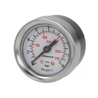 Kazán nyomásmérő ? 41 mm 0÷16 bar