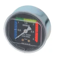 BOJLERNYOMÁSMÉRŐ ø 62 mm 0÷3 bar