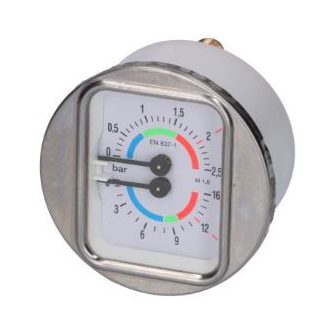 KAZÁN-SZIVATTYÚ NYOMÁSMÉRŐ ø 63 mm