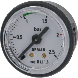 KAZÁN NYOMÁSMÉRŐ ø 40 mm 0÷2.5 bar