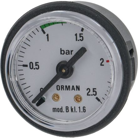 KAZÁN NYOMÁSMÉRŐ ø 40 mm 0÷2.5 bar