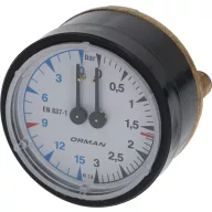 NYOMÁSMÉRŐ KAZÁN-SZIVATTYÚ ø 62 mm
