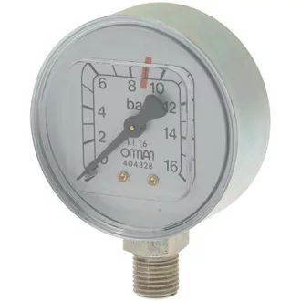NYOMÁSMÉRŐ SZIVATTYÚ ø 62 mm 0÷16 bar