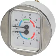 KAZÁN-SZIVATTYÚ NYOMÁSMÉRŐ ø 63 mm