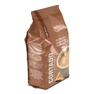   Italian Coffee Cortado Caffitaly / Cafissimo kompatibilis kávékapszula - 12 kapszula