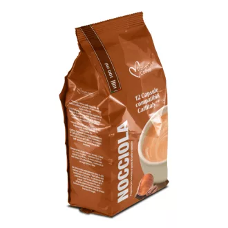 Italian Coffee Nocciola Caffitaly kompatibilis kapszula - Mogyorós ízű, 12 db