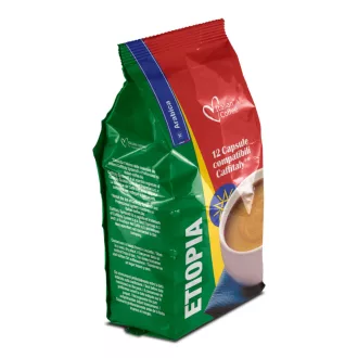 Italian Coffee Etiópia 100% Arabica kávékapszula - 12 × 7 g - Cafissimo / Caffitaly kompatibilis