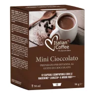 Italian Coffee Mini Cioccolato forró csokoládé kapszula - Lavazza A Modo Mio kompatibilis, 12 db
