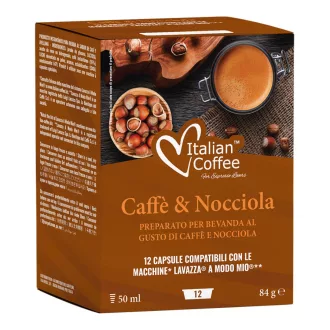   Italian Coffee Caffè & Nocciola mogyorós kávéital Lavazza A Modo Mio kompatibilis kapszula - 12 db, 84 g