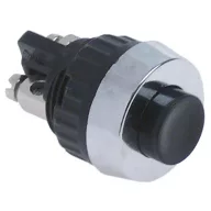 Egypólusú nyomógomb (fekete) 0.7A 250V