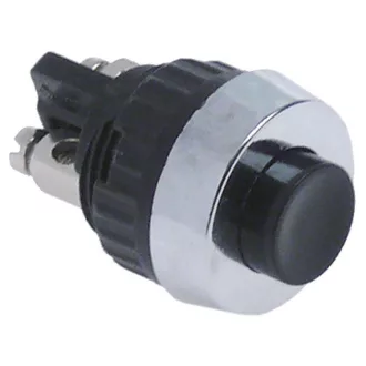 Egypólusú nyomógomb (fekete) 0.7A 250V