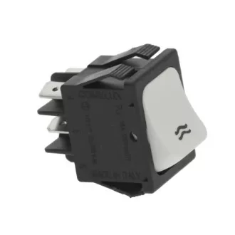 FEHÉR BIPOLÁRIS NYOMÓGOMB 16A 250V