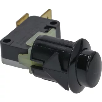 BIPOLÁRIS NYOMÓGOMB FEKETE 12A 250V