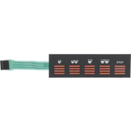 NYOMÓGOMBOS PANEL MEMBRÁN 5 GOMB