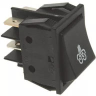 BIPOLÁRIS KAPCSOLÓ FEKETE 16A 250V