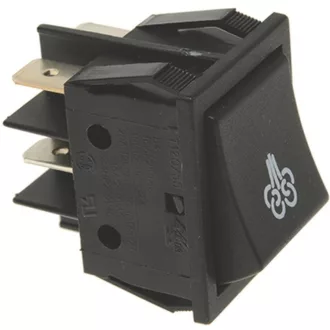 BIPOLÁRIS KAPCSOLÓ FEKETE 16A 250V