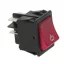 Piros bipoláris kapcsoló 16A 250V