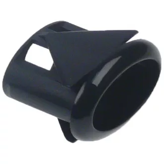 Fiamma Elliptikus nyomógomb ház 21x11mm fekete