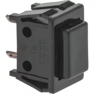 FEKETE UNIPOLÁRIS NYOMÓGOMB 5A 250V