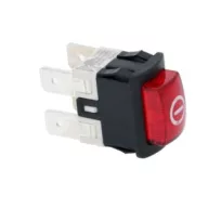 Bipoláris kapcsoló piros 16A 250V