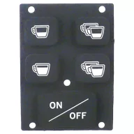 PUSH-BUTTON PANEL MEMBRANE 5 BUTTONS