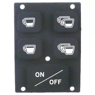 PUSH-BUTTON PANEL MEMBRANE 5 BUTTONS