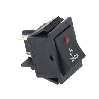 BIPOLÁRIS KAPCSOLÓ FEKETE 16A 250V