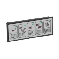 NYOMÓGOMBOS PANEL 5 GOMB