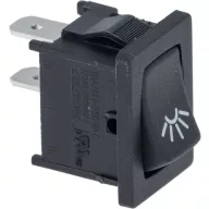 KAPCSOLÓ 1-PÓLUSÚ FEKETE 10A 250V