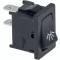 KAPCSOLÓ 1-PÓLUSÚ FEKETE 10A 250V
