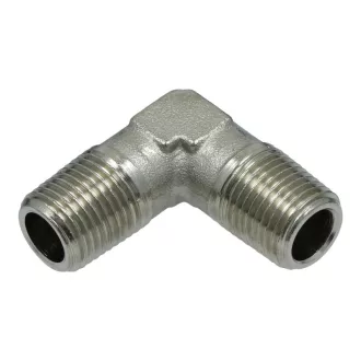 L-ALAKÚ CSATLAKOZÓ ø 1/8'M-1/8'M NIKKELEZETT