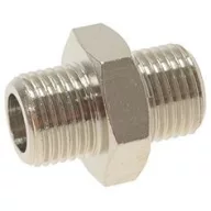 CSATLAKOZÓ ø 1/8'M-1/8'M NIKKELEZETT
