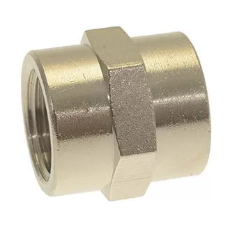 CSATLAKOZÓ ø 3/8'F-3/8'F NIKKELEZETT