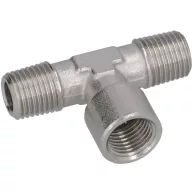 T-ALAKÚ IDOM ø 1/4'M-1/4'F-1/4'M NIKKEL