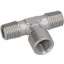 T-ALAKÚ IDOM ø 1/4'M-1/4'F-1/4'M NIKKEL