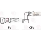 HAJLÉKONY TÖMLŐ ø 3/8'Fc x 3/8'CFc 385 mm