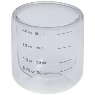 Mércés pohár dupla falú 22/60 ml