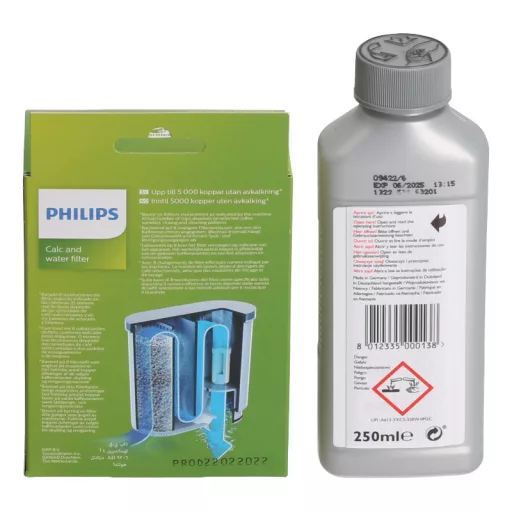 Philips / Gaggia karbantartó készlet - AquaClean vízszűrő (CA6903/10) és 250 ml vízkőoldó