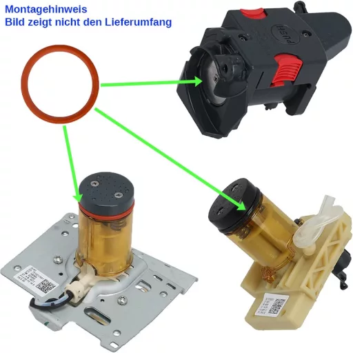 5 részes DeLonghi kompatibilis karbantartó készlet L főzőegységhez (3 db tömítés, szűrő, szilikonzsír)