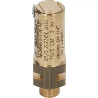 KAZÁN SZELEP ø 1/4'M - 3 bar CE/PED