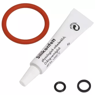  4 részes Philips / Saeco kompatibilis karbantartó készlet S főzőegységhez (tömítések + 6g szilikonzsír)