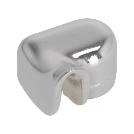 1-utas jobbra hajló kifolyó szűrőtartóhoz (3/8", krómozott sárgaréz)