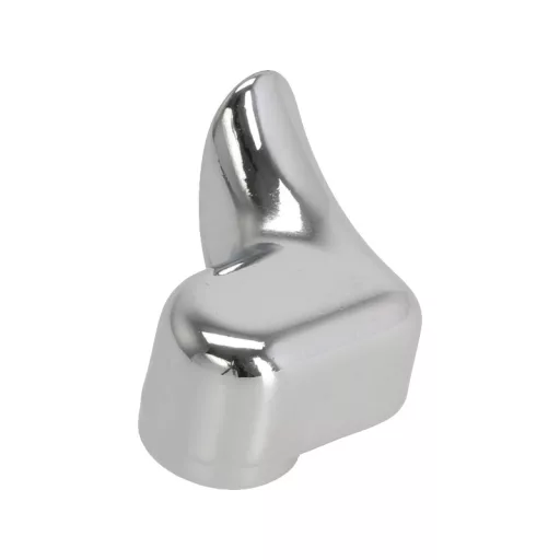 1-utas jobbra hajló kifolyó szűrőtartóhoz (3/8", krómozott sárgaréz)