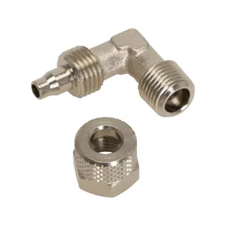   L-alakú szivattyú csatlakozó 1/8" (kompatibilis: ECM, Gaggia, Rocket, Rancilio)