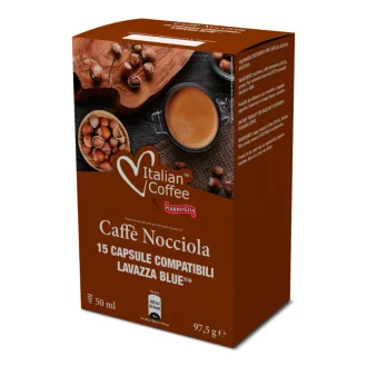 Italian Coffee Caffè Nocciola Lavazza Blue kompatibilis kapszula - Mogyoró, 15 × 6,5 g