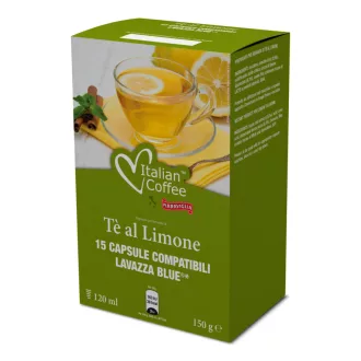 Italian Coffee Tè al Limone citromtea kapszula - 15 × 10 g - Lavazza Blue kompatibilis