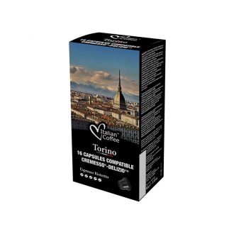   Italian Coffee Torino Ristretto Cremesso kapszula - 100% Robusta, 16 × 5,5 g